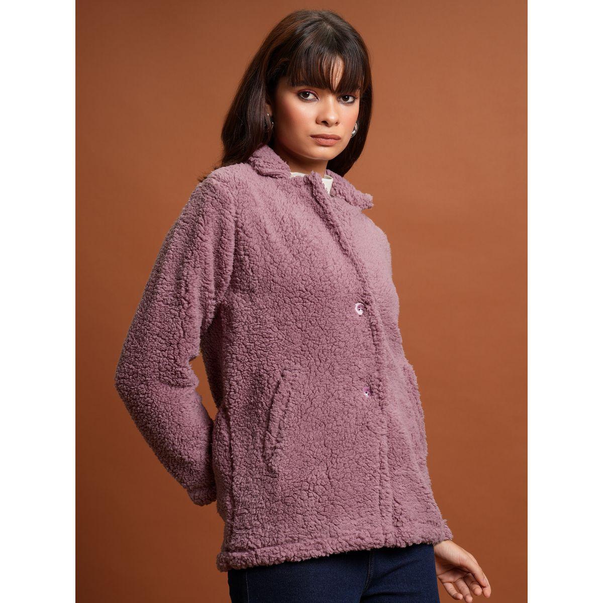 جاكيت بومبر بياقة وأكمام طويلة طوكيو توكيز × ستايلي-women-winterwear-coatsandjackets-jackets-image-6