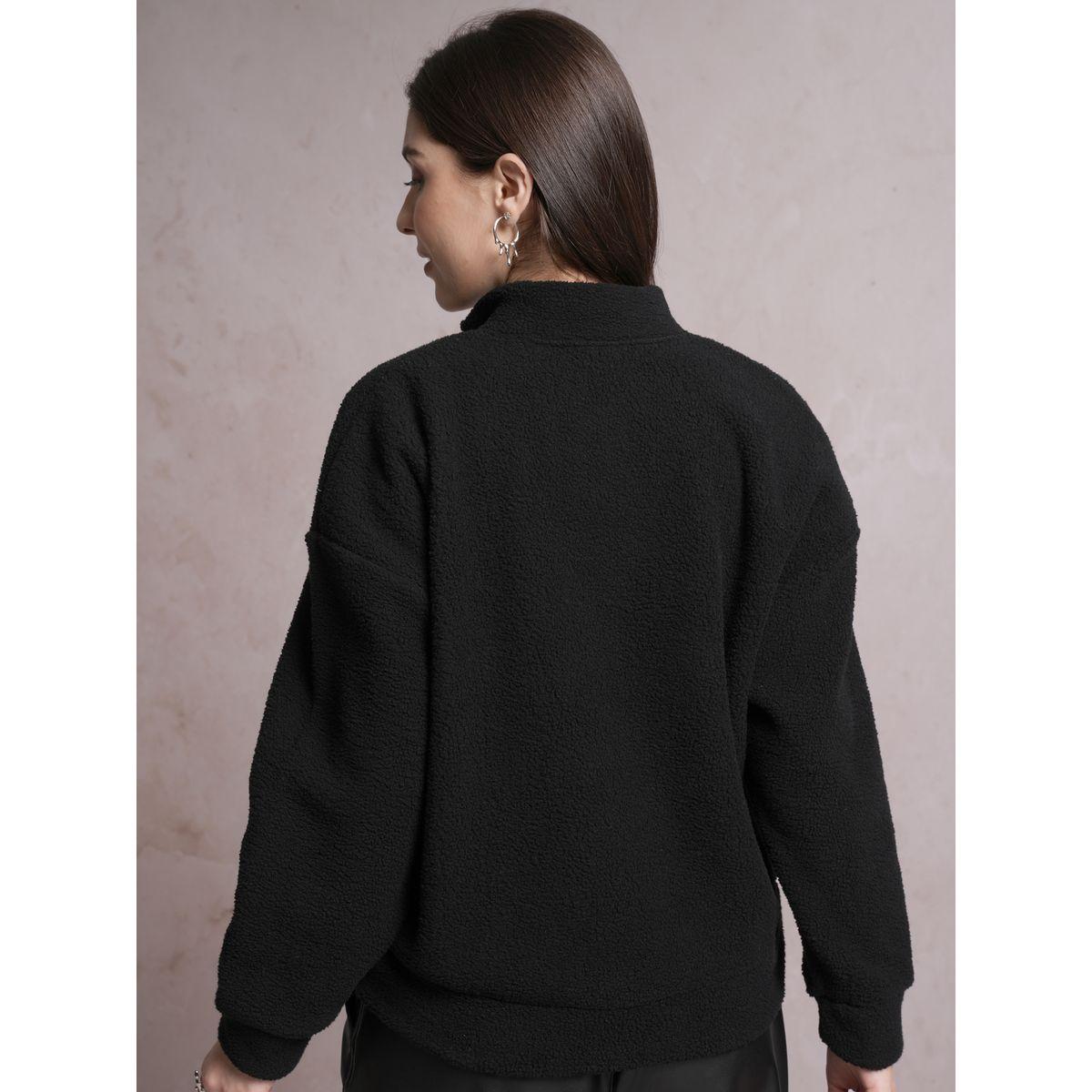 Tokyo Talkies X Styli  Oversized Mock Collar Sweatshirt-women-winterwear-hoodiesandsweatshirts-sweatshirts-image-3
