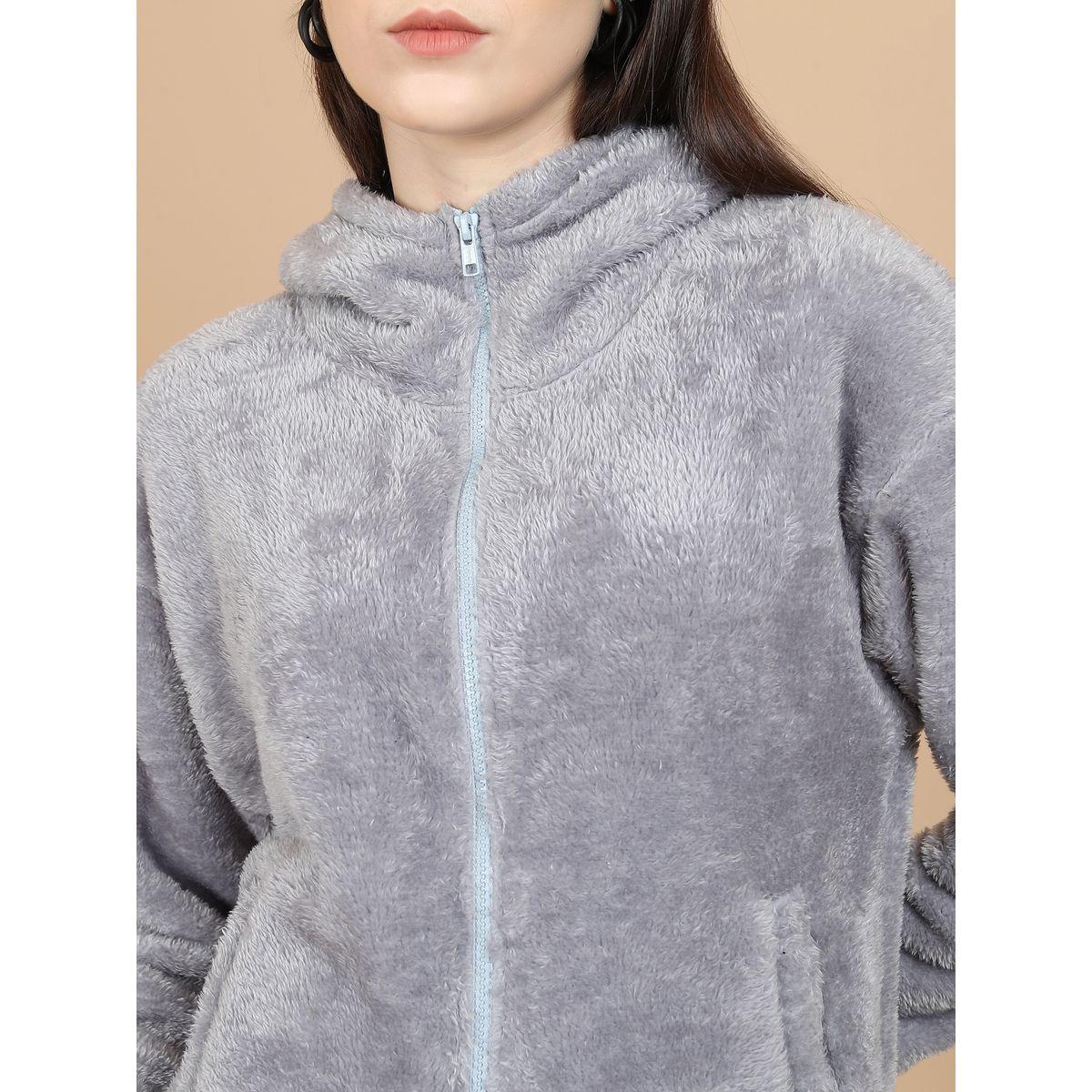 Tokyo Talkies X Styli  Relaxed Fit Hooded Fleece Sweatshirt-women-clothing-hoodiesandsweatshirts-sweatshirts-image-5