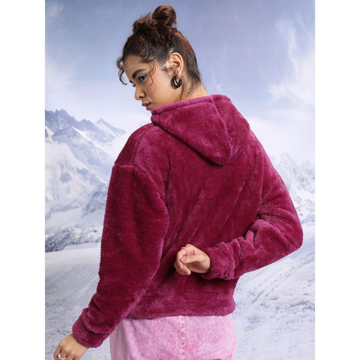 Tokyo Talkies X Styli  Relaxed Fit Hooded Fleece Sweatshirt-women-clothing-hoodiesandsweatshirts-sweatshirts-image-3