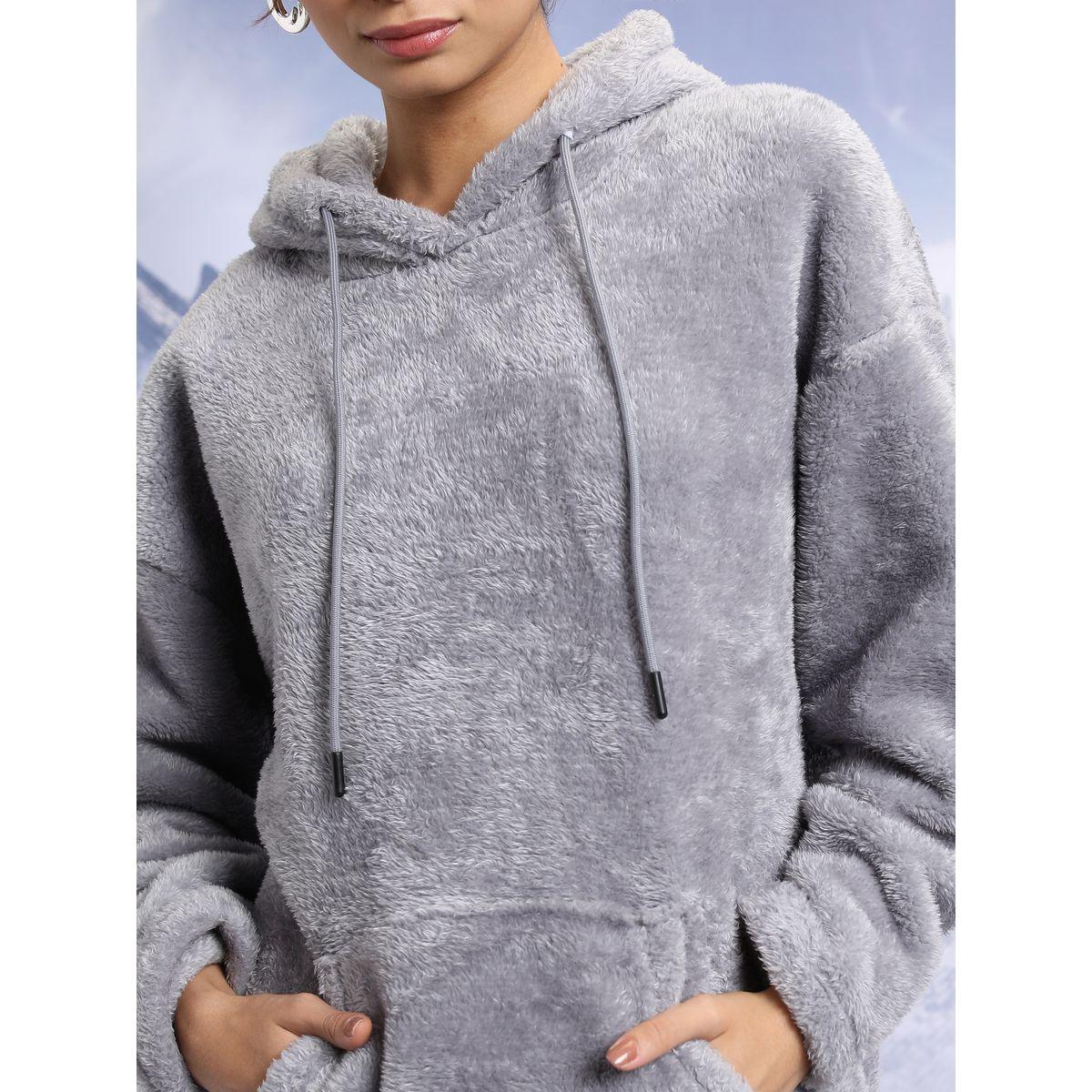 هودي فليس بقصة فضفاضة طوكيو توكيز × ستايلي-women-clothing-hoodiesandsweatshirts-hoodies-image-5