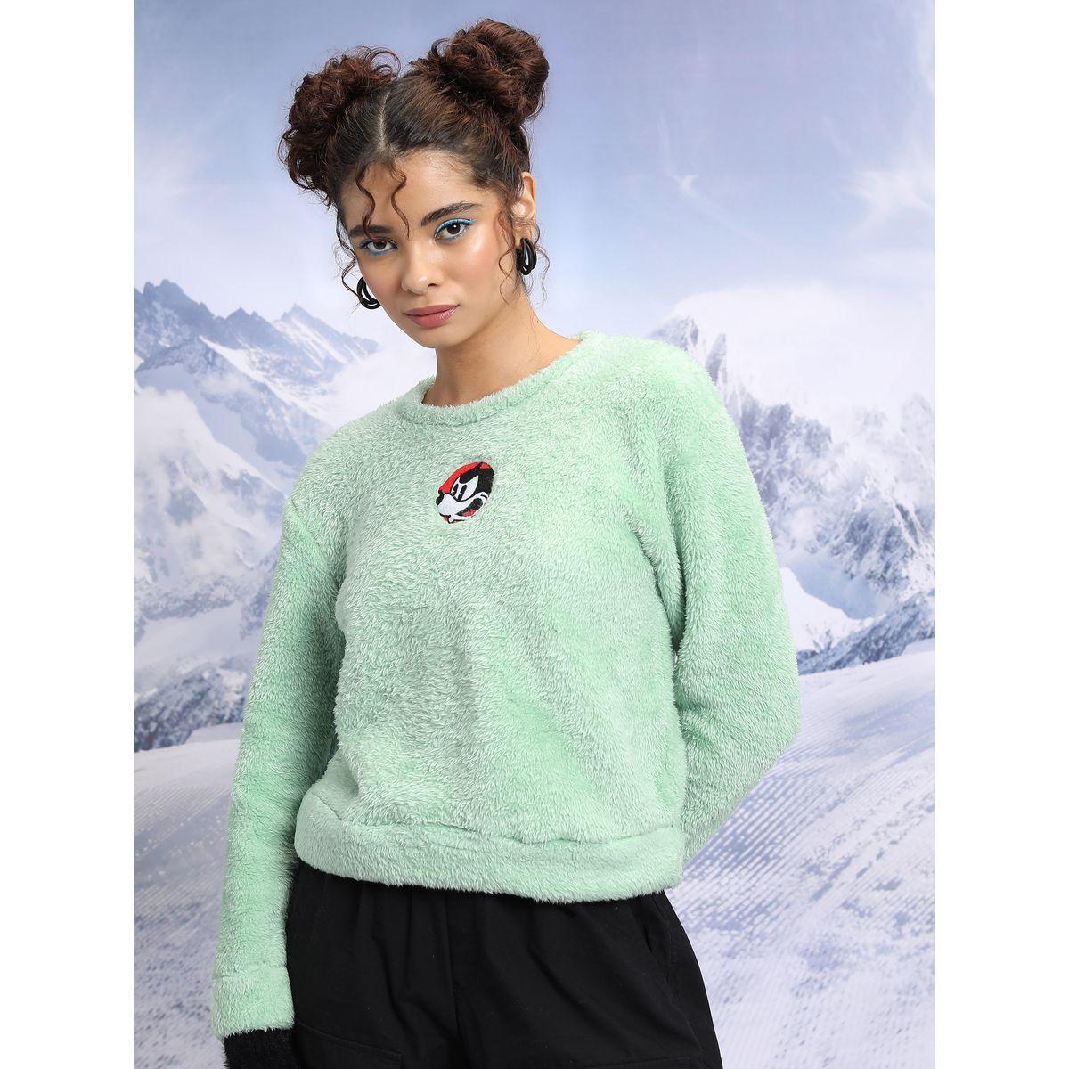 Tokyo Talkies X Styli  Embroidered Patch Detail Sweatshirt-women-winterwear-hoodiesandsweatshirts-sweatshirts-image-1
