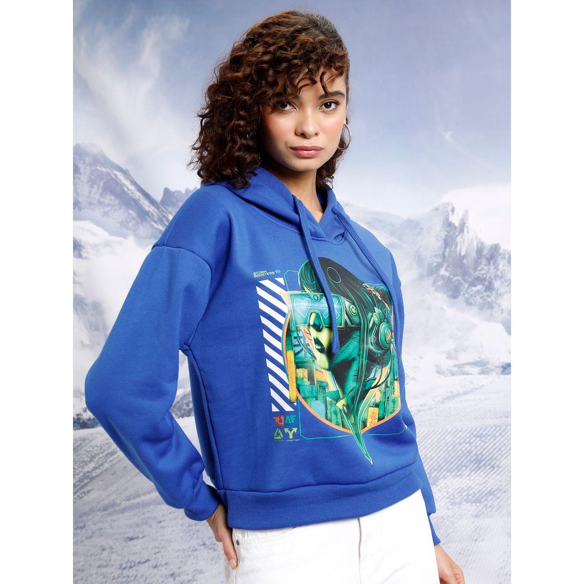 هودي بقصة مريحة وأكتاف منخفضة طوكيو توكيز × ستايلي-women-clothing-hoodiesandsweatshirts-hoodies-image-6