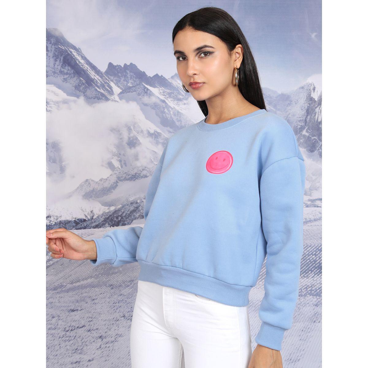 سويت شيرت بوكسي بطبعة جرافيك طوكيو توكيز × ستايلي-women-winterwear-hoodiesandsweatshirts-sweatshirts-image-4