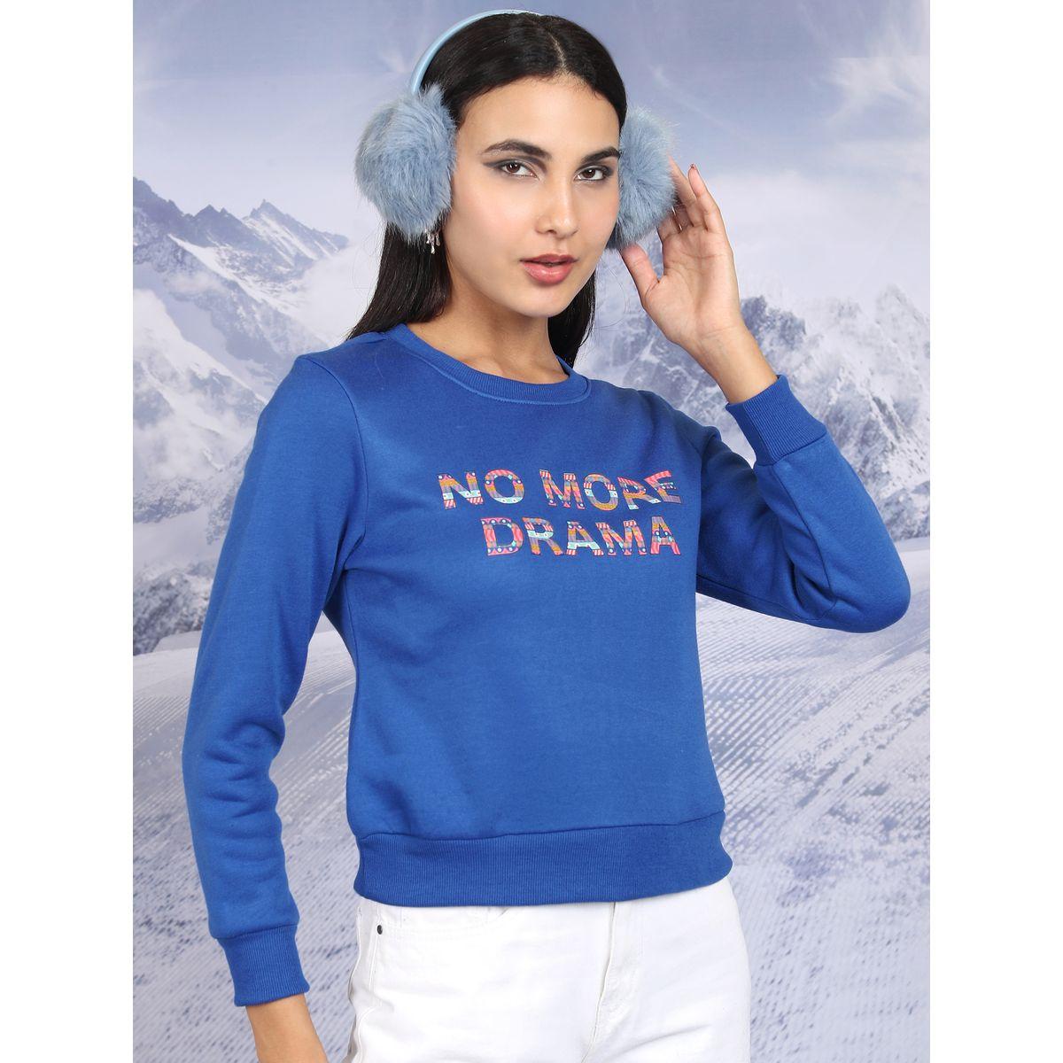 Tokyo Talkies X Styli  Regular Fit Slogan Print Sweatshirt-women-clothing-hoodiesandsweatshirts-sweatshirts-image-1
