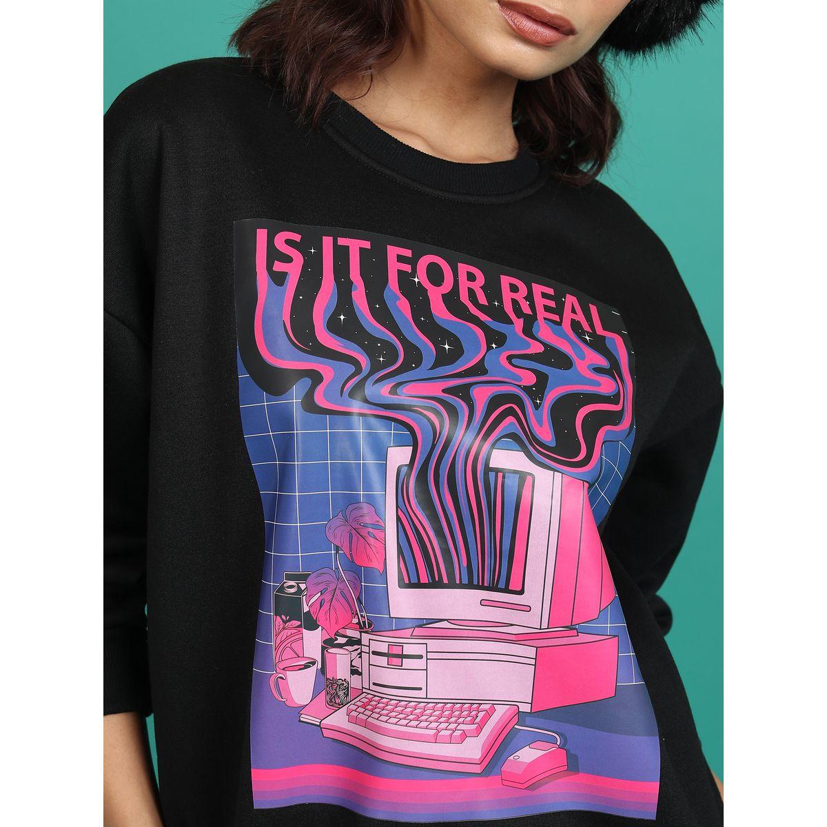 Tokyo Talkies X Styli  Oversized Graphic Print Sweatshirt-women-winterwear-hoodiesandsweatshirts-sweatshirts-image-5
