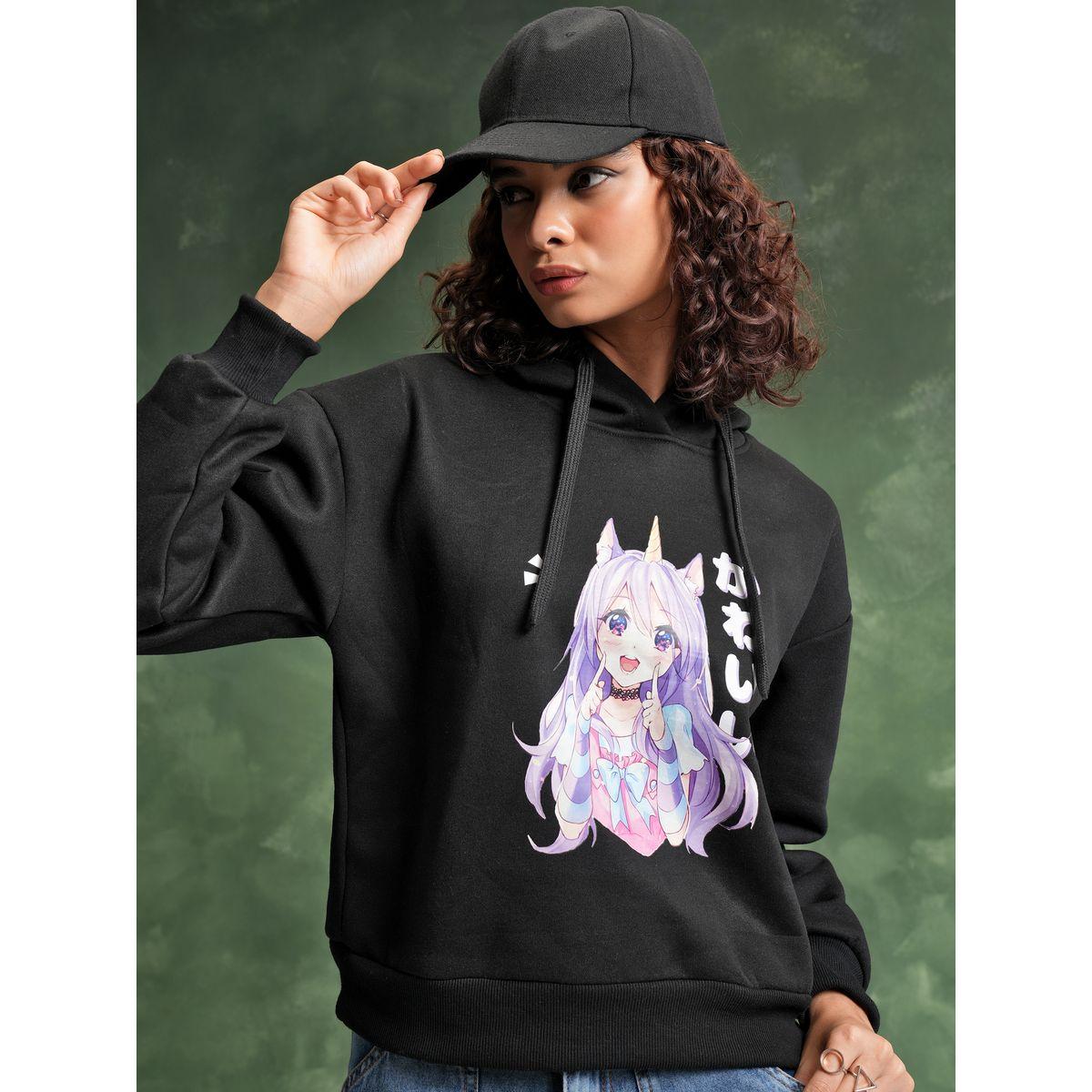Tokyo Talkies X Styli  Anime Print Dropped Shoulder Hoodie-women-clothing-hoodiesandsweatshirts-hoodies-image-1