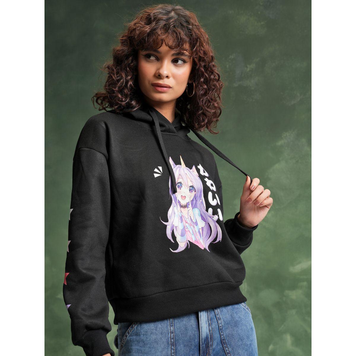 هودي بطبعة حيوان وأكتاف منخفضة طوكيو توكيز × ستايلي-women-clothing-hoodiesandsweatshirts-hoodies-image-6