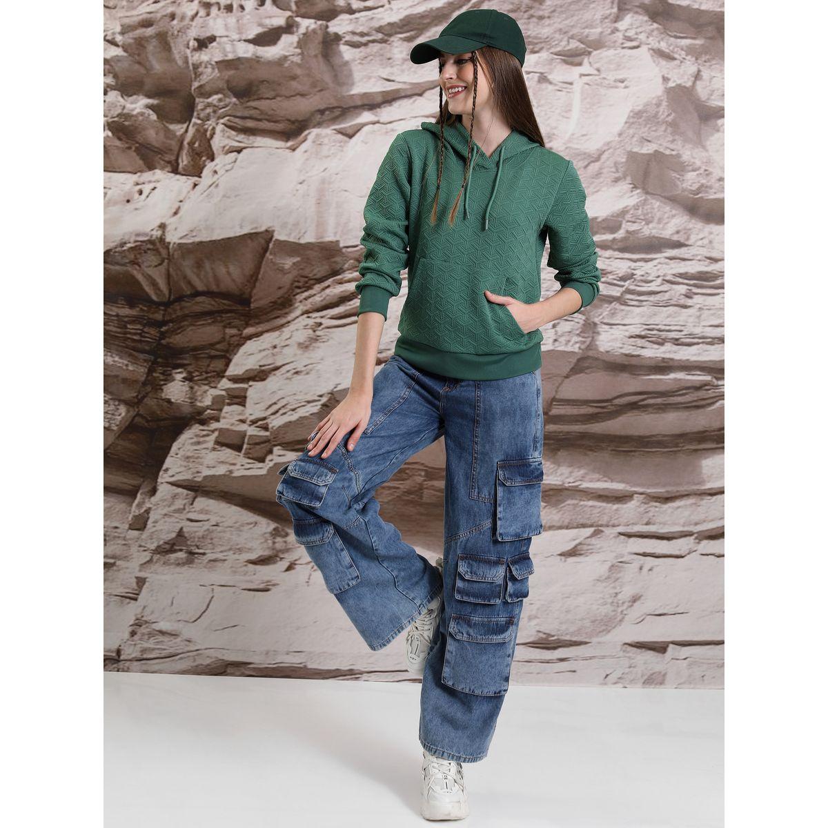 هودي بجيوب كانجارو وأكمام طويلة طوكيو توكيز × ستايلي-women-clothing-hoodiesandsweatshirts-hoodies-image-2