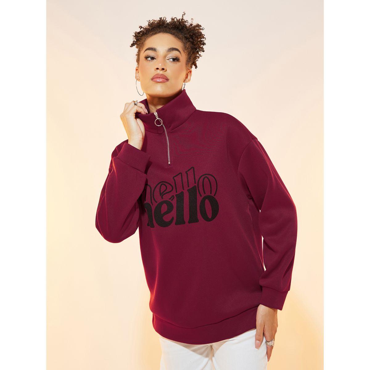 سويت شيرت فضفاض مطبع بكتابة-women-clothing-hoodiesandsweatshirts-sweatshirts-image-1