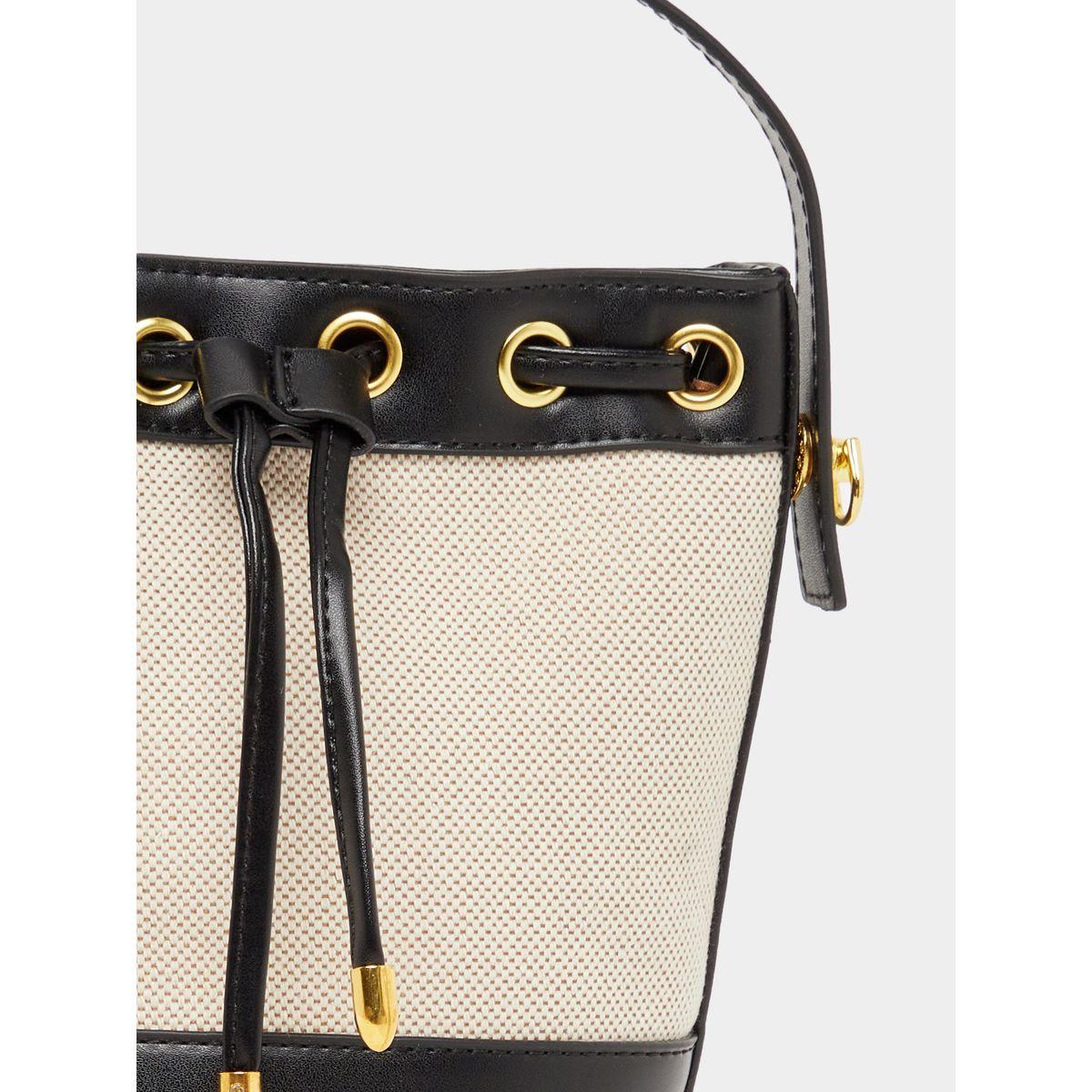 Styli Two Tone Bucket Bag with Detachable Strap-women-bagsandwallets-handbags-image-5