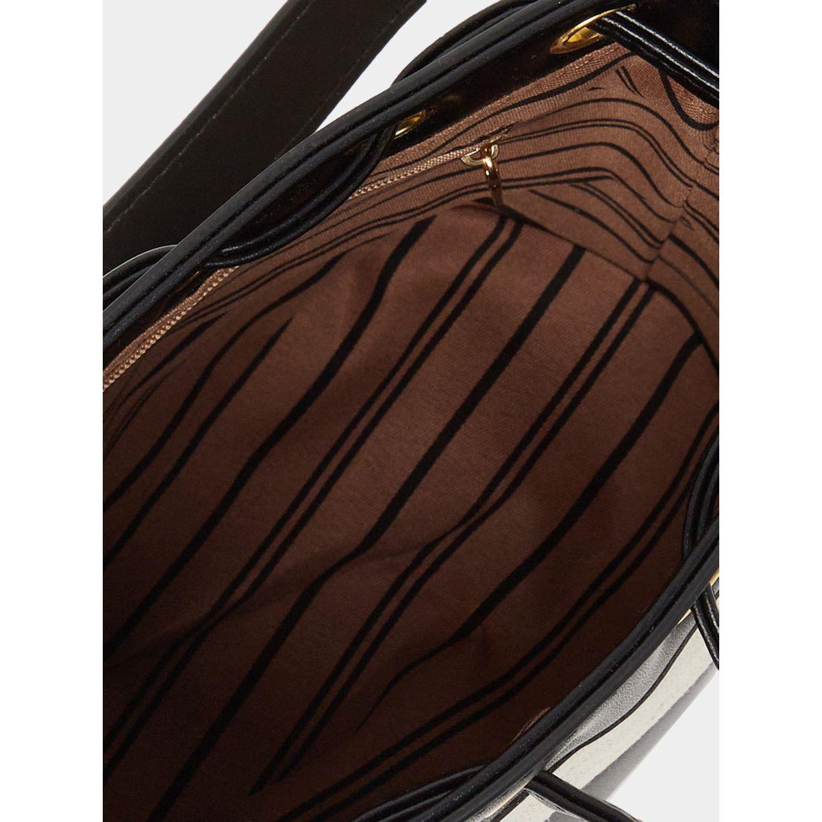 Styli Two Tone Bucket Bag with Detachable Strap-women-bagsandwallets-handbags-image-6
