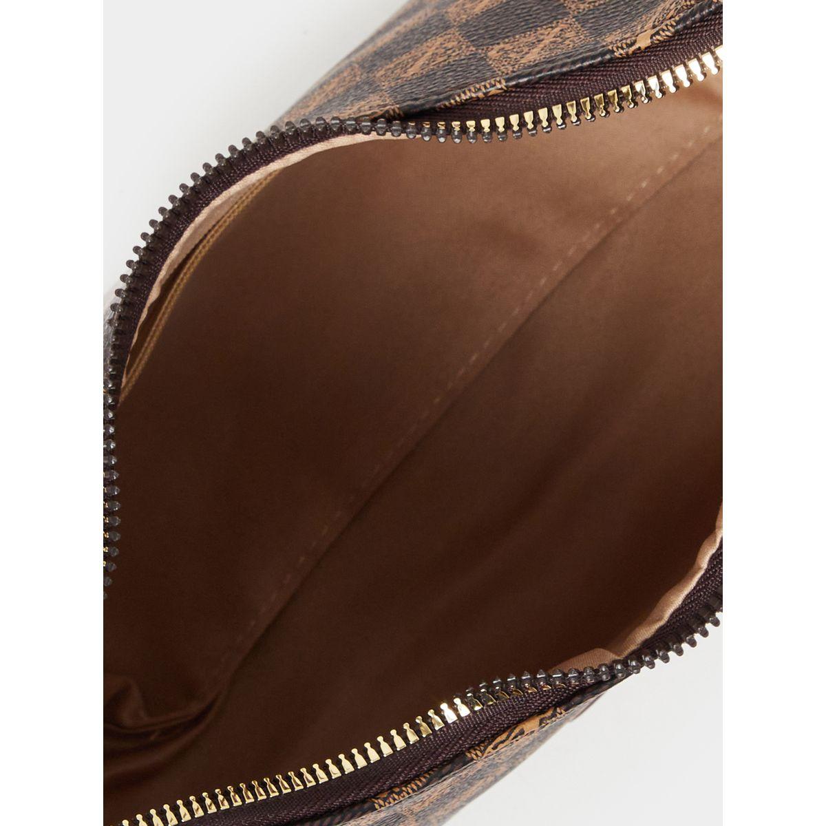 Styli Checked Pattern Metal Buckle Detail Crossbody Bag-women-bagsandwallets-handbags-image-5