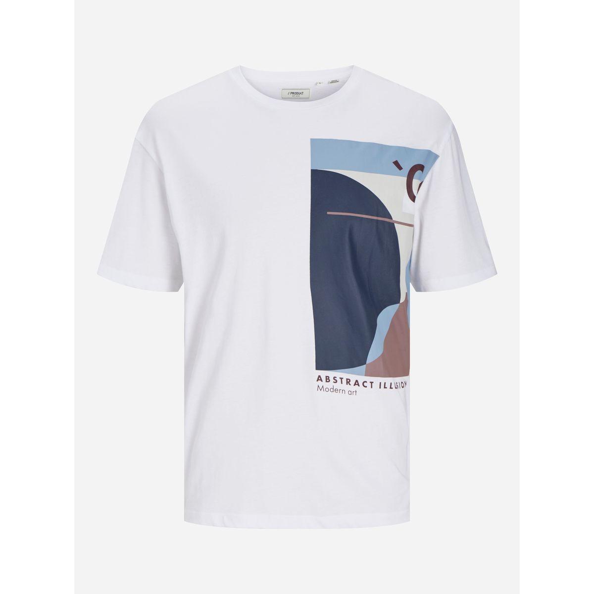 تيشيرت مطبع بطبعة جرافيك وياقة دائرية-men-clothing-tshirtsandpolos-tshirts-image-1