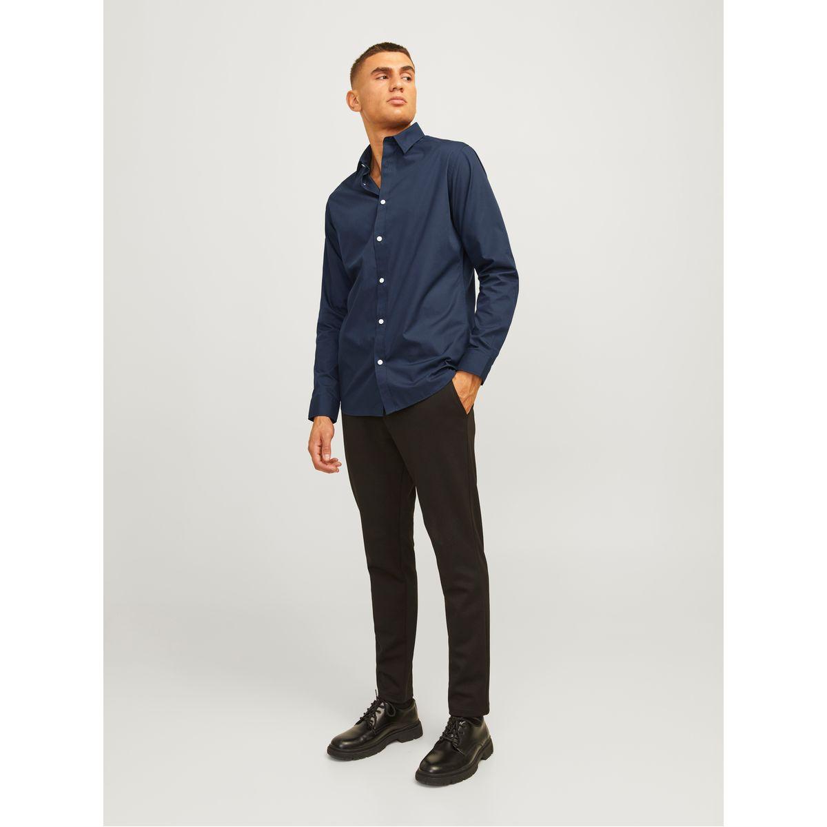 قميص سادة بأكمام طويلة وأزرار-men-clothing-shirts-image-1