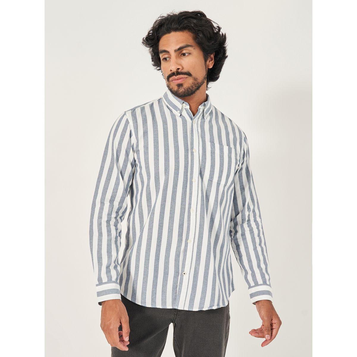 Produkt Solid Button-Down Collar Oxford Shirt-men-clothing-shirts-image-1