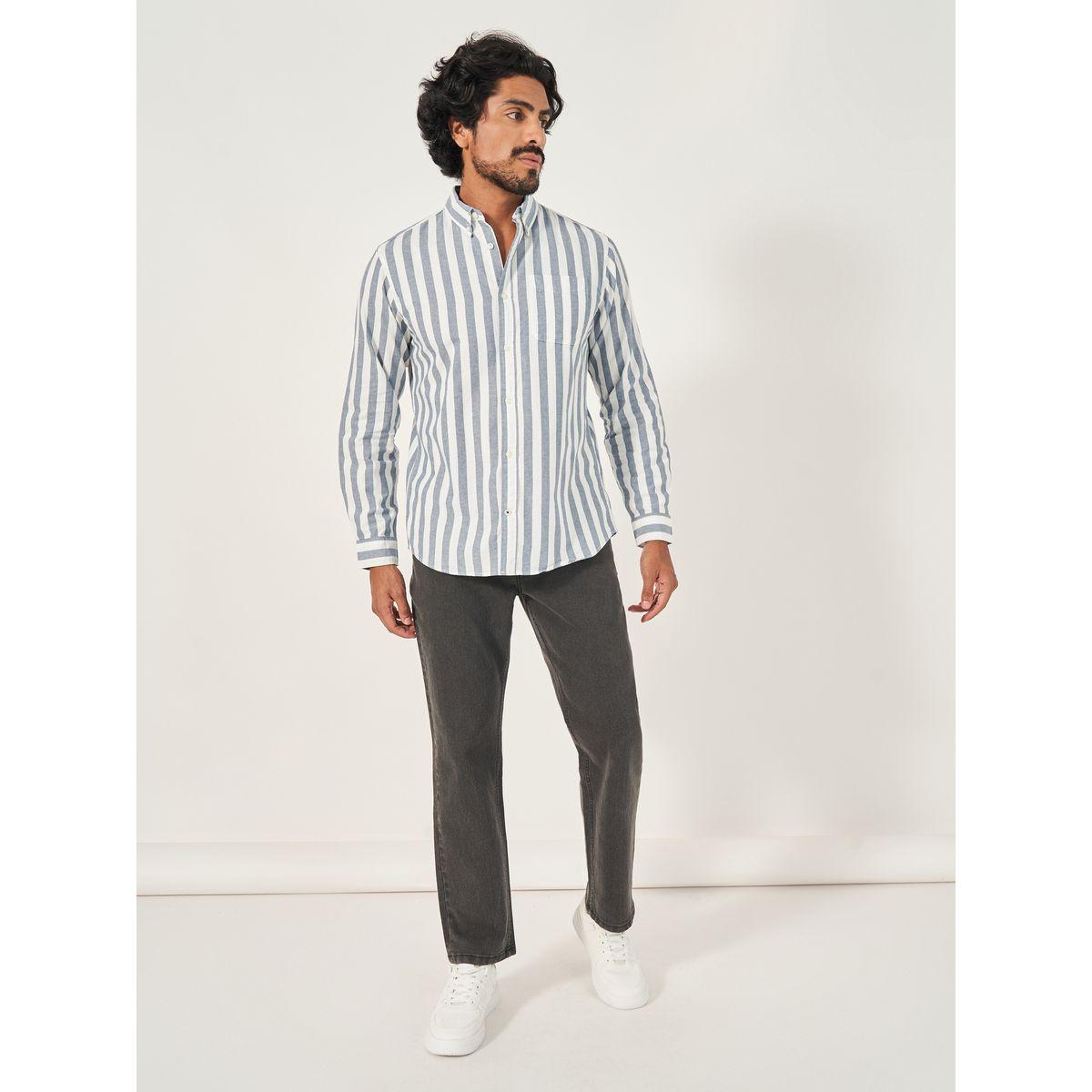Produkt Solid Button-Down Collar Oxford Shirt-men-clothing-shirts-image-2