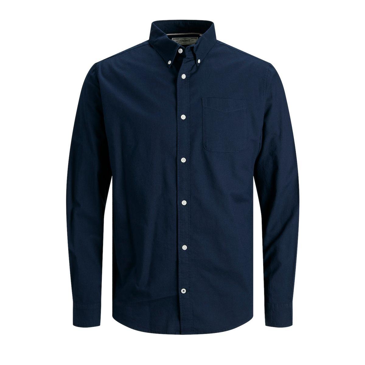 Produkt Button-Down Collar Oxford Shirt with Pocket-men-clothing-shirts-image-1