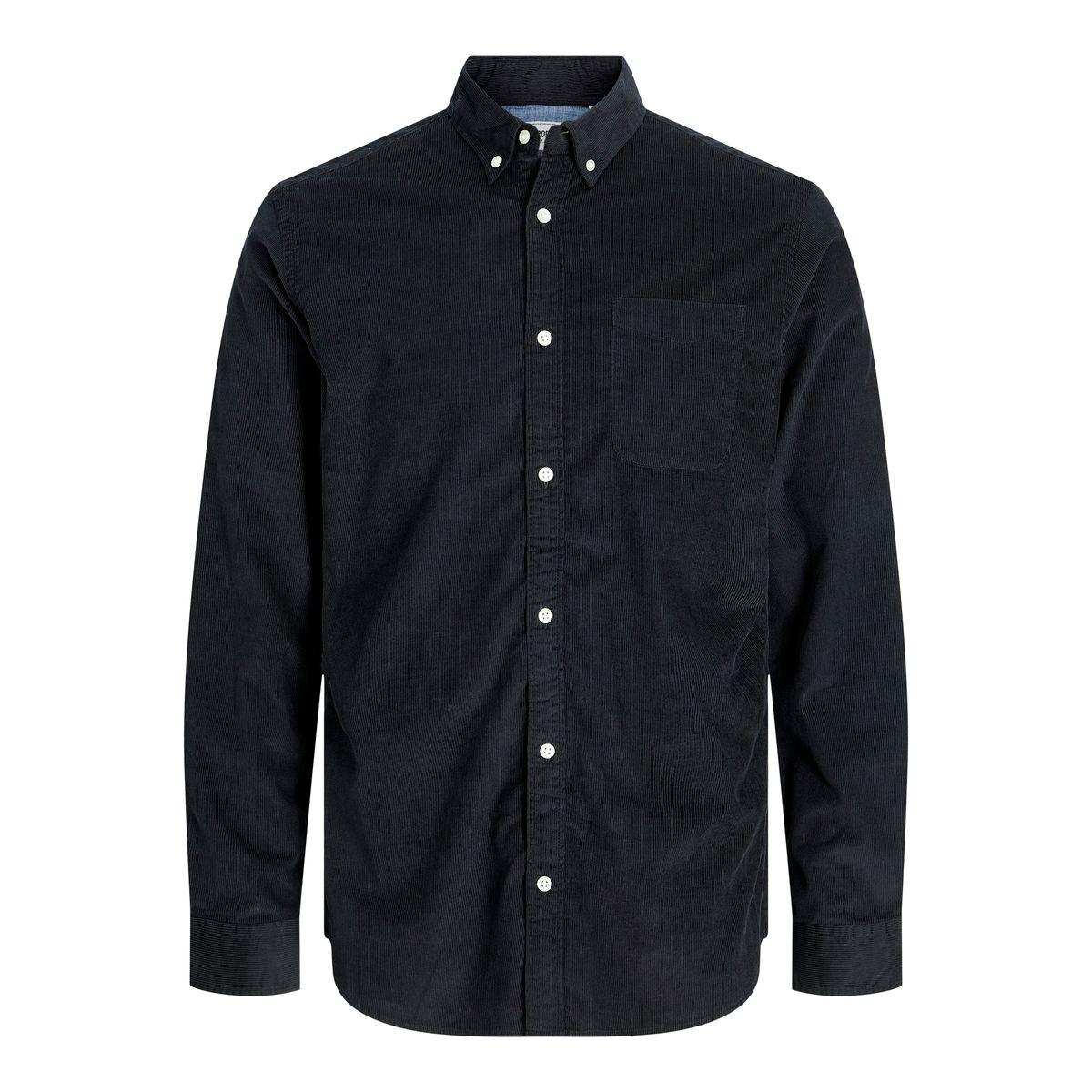 قميص كوردروي بياقة مع أزرار-men-clothing-shirts-image-1