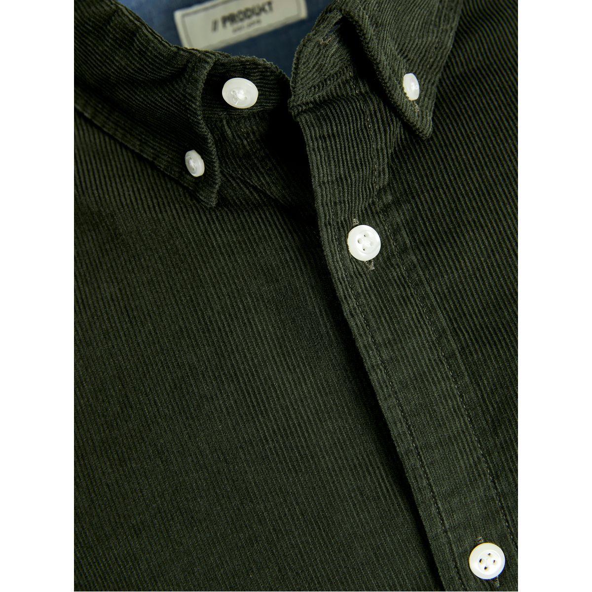 قميص كوردروي بياقة مع أزرار-men-clothing-shirts-image-1