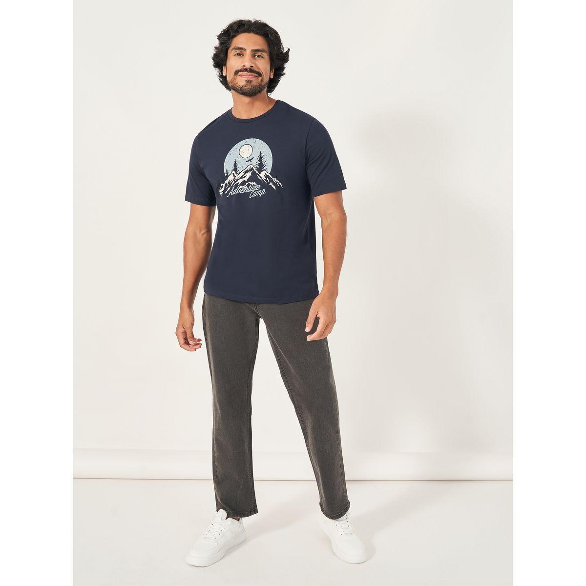 Produkt Adventure Camp Graphic Print Crew Neck T-Shirt-men-clothing-tshirtsandpolos-tshirts-image-2