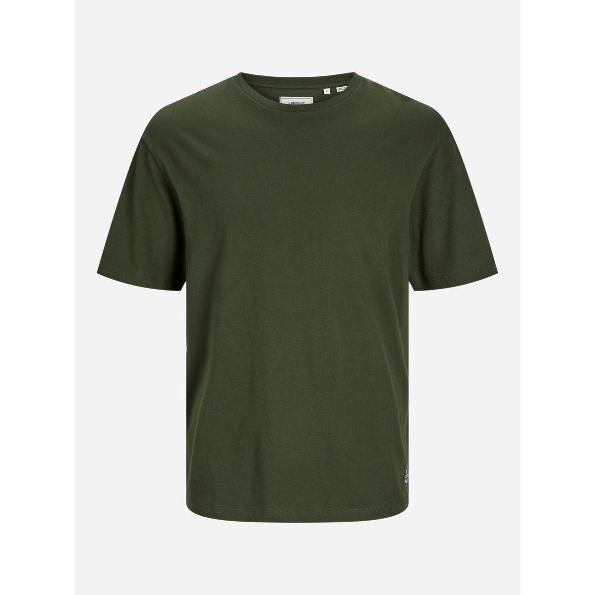 تيشيرت بطبعة جرافيك مع ياقة دائرية-men-clothing-tshirtsandpolos-tshirts-image-2