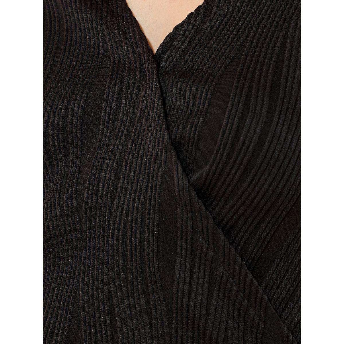 Take Two Textured Wrap Top with Tie Detail-women-clothing-shirtsandblouses-blouses-image-3