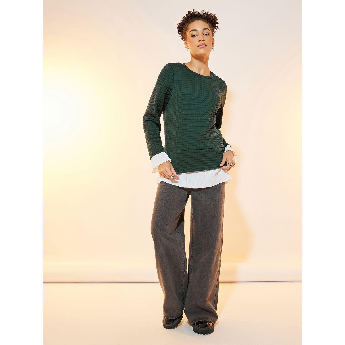Take Two Textured Knit Top with Contrast Hem-women-clothing-tshirts-image-2