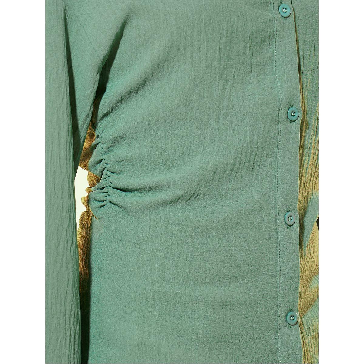 Take Two Gathered Waist Slim Fit Shirt-women-clothing-shirtsandblouses-shirts-image-3