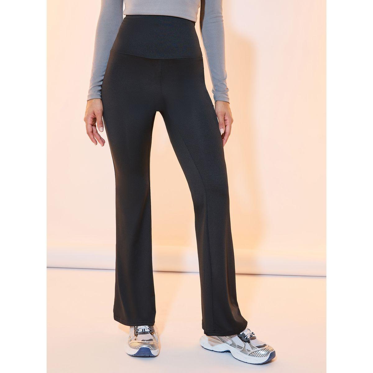 ليقنز سادة واسع بخصر عريض-women-clothing-bottoms-leggings-image-2