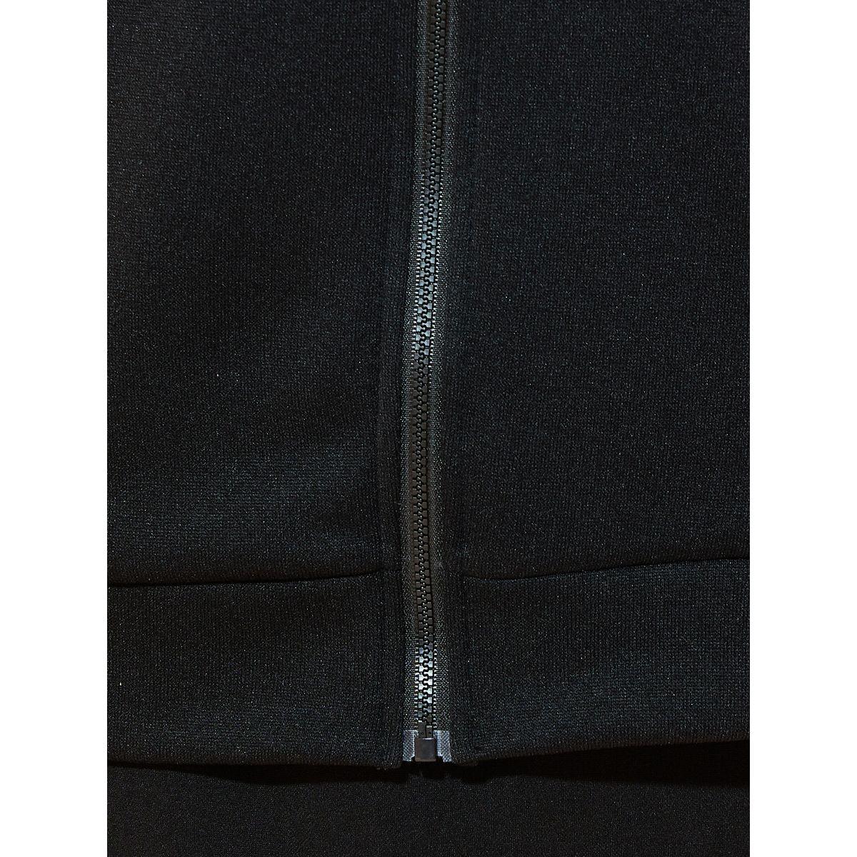 Take Two Solid Hooded Zipper Jacket and Skirts Co-Ords Set-women-clothing-coordsets-image-5