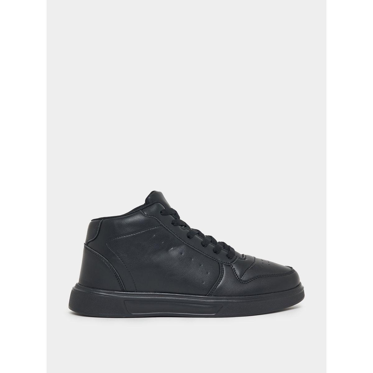 حذاء سنيكرز بنعل بلاتفورم ورباط غلق-men-shoes-sneakers-image-1