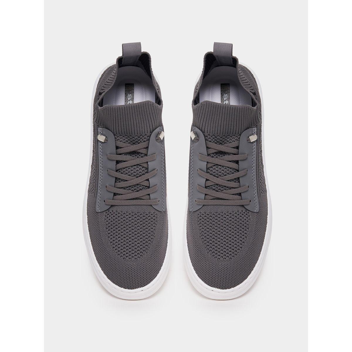 Styli Elastic Lace Pull On Sneakers with Pull Tab-men-shoes-sneakers-image-5