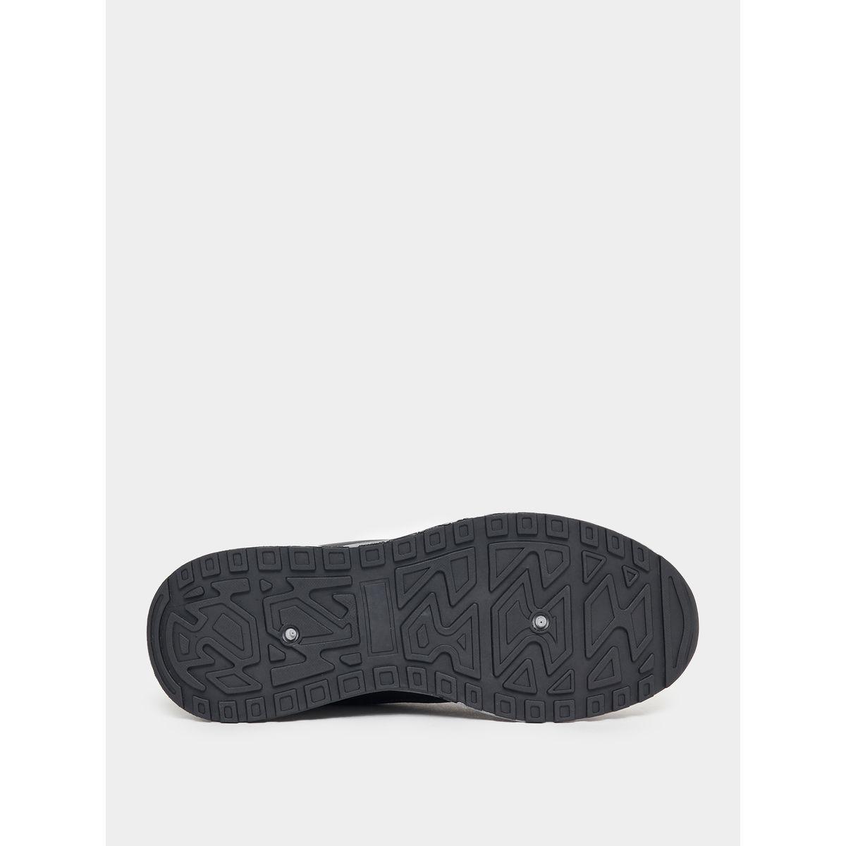 Styli Textured Contrast Panel Lace Up Sneakers-men-shoes-sneakers-image-6