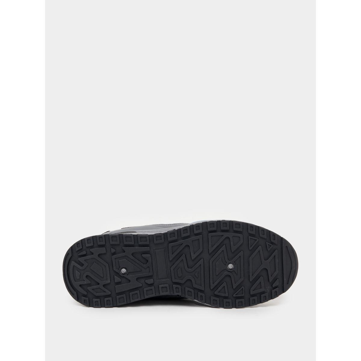Styli Textured Contrast Panel Lace Up Sneakers-men-shoes-sneakers-image-6