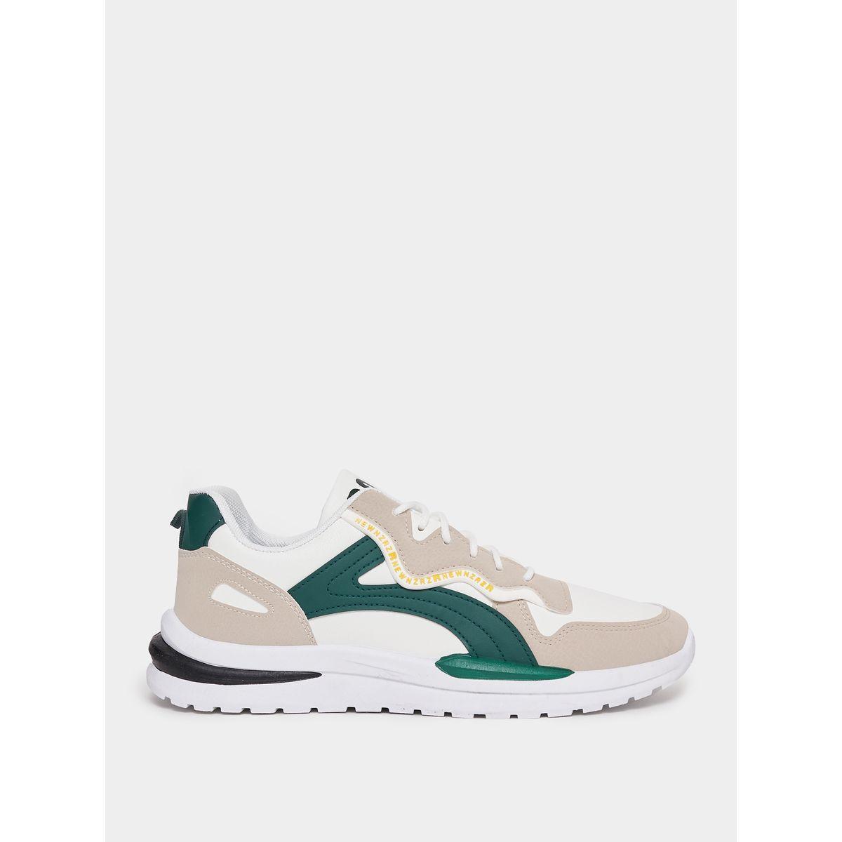Styli Color Block Graphic Upper Lace Up Sneakers-men-shoes-sneakers-image-1