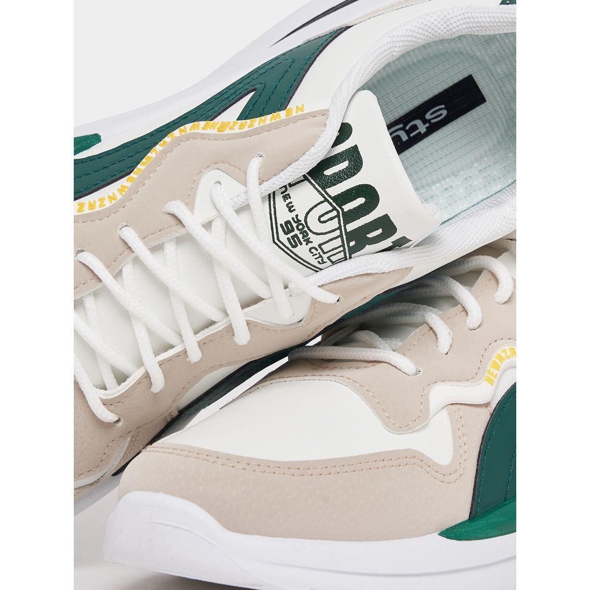 Styli Color Block Graphic Upper Lace Up Sneakers-men-shoes-sneakers-image-4