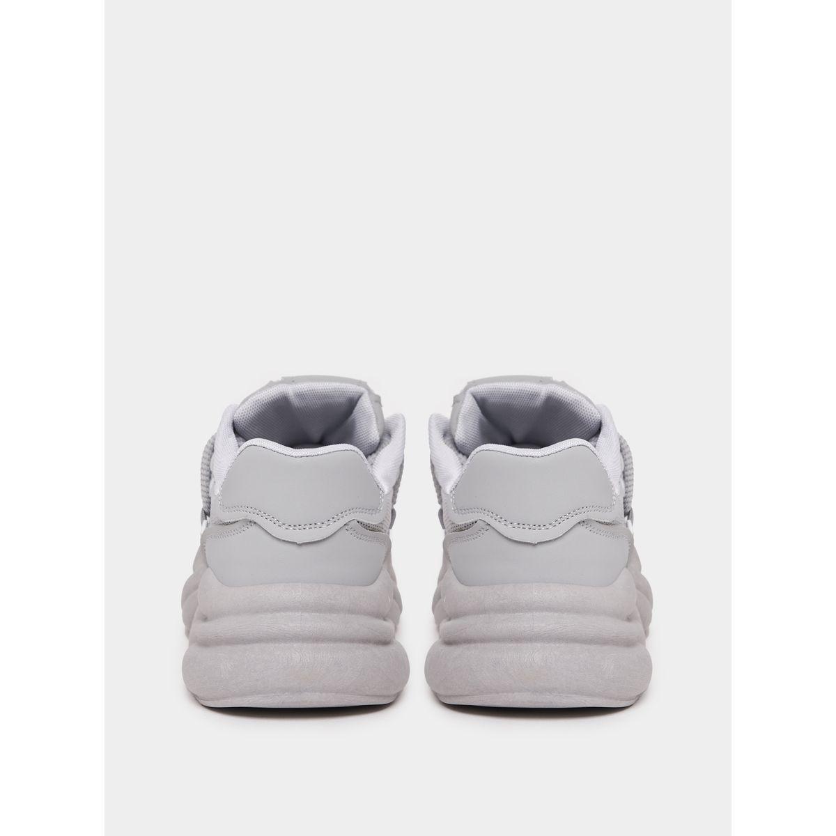 Styli Textured Chunky Sole Lace Up Sneakers-men-shoes-sneakers-image-3