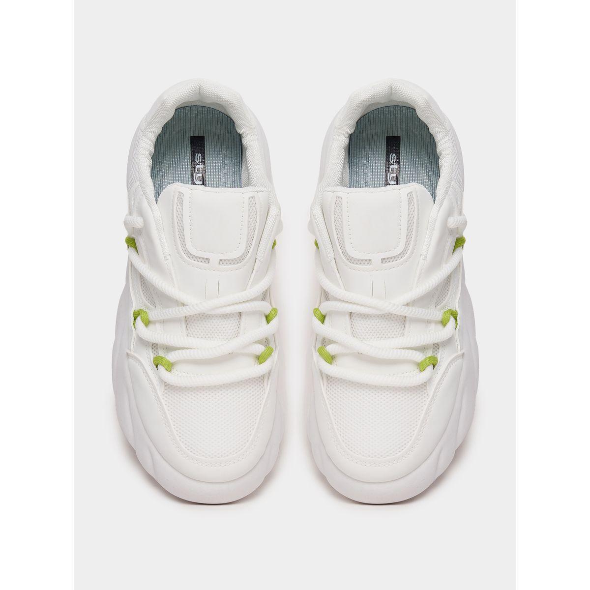 Styli Textured Chunky Sole Lace Up Sneakers-men-shoes-sneakers-image-5
