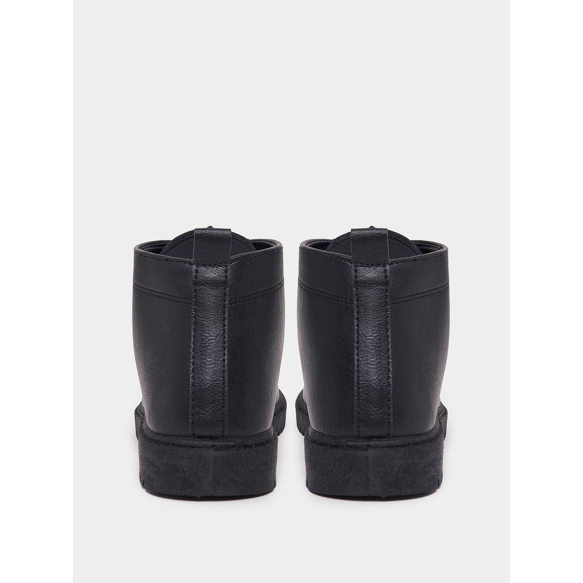 Styli Hi-Top Flat Heel Lace Up Ankle Boots-men-shoes-boots-image-3