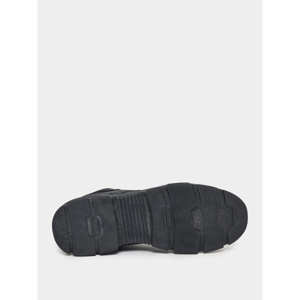 Styli Textured Stitch Detail Lace Up Ankle Boots-men-shoes-boots-image-6