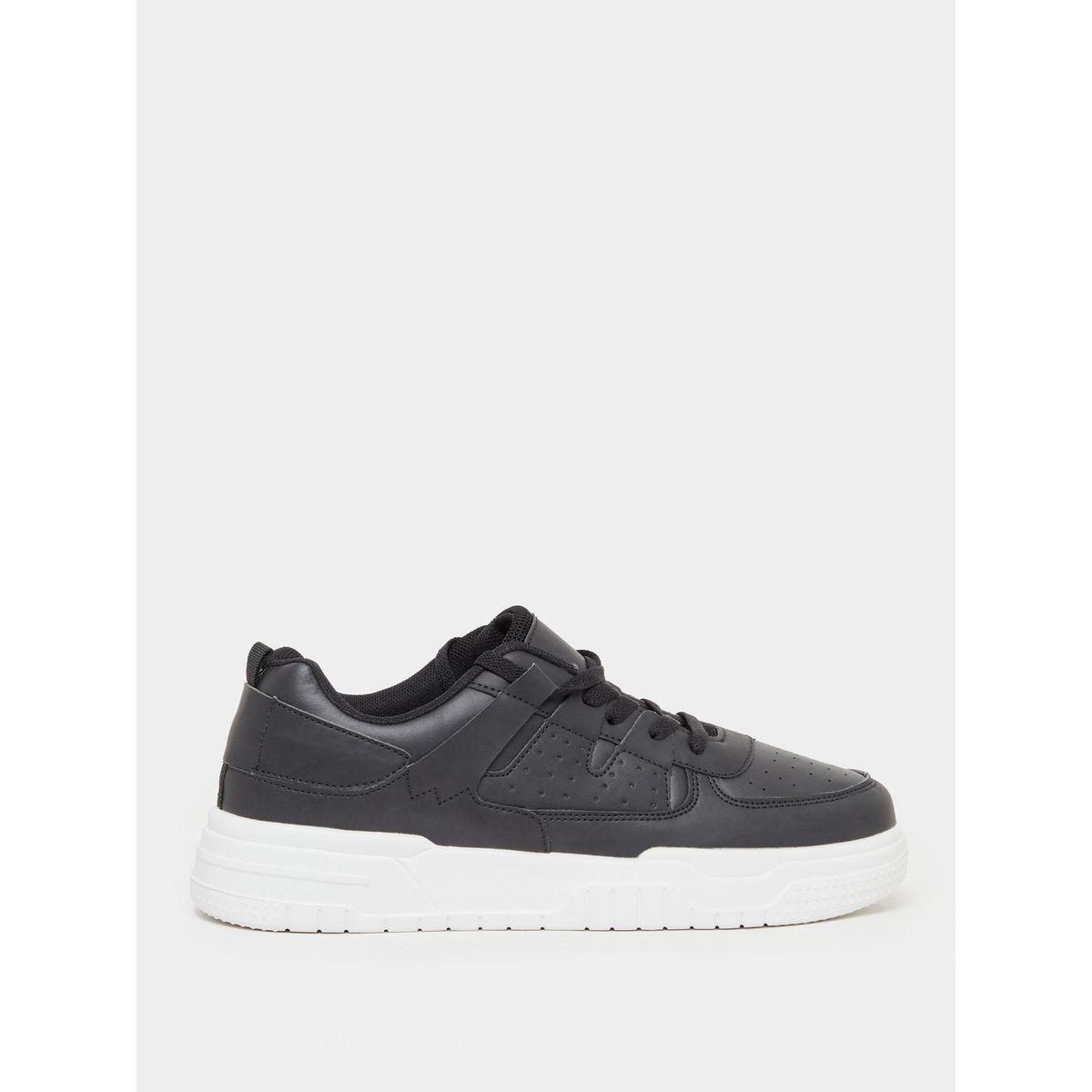 حذاء سنيكرز بنعل بلاتفورم ورباط غلق-men-shoes-sneakers-image-1