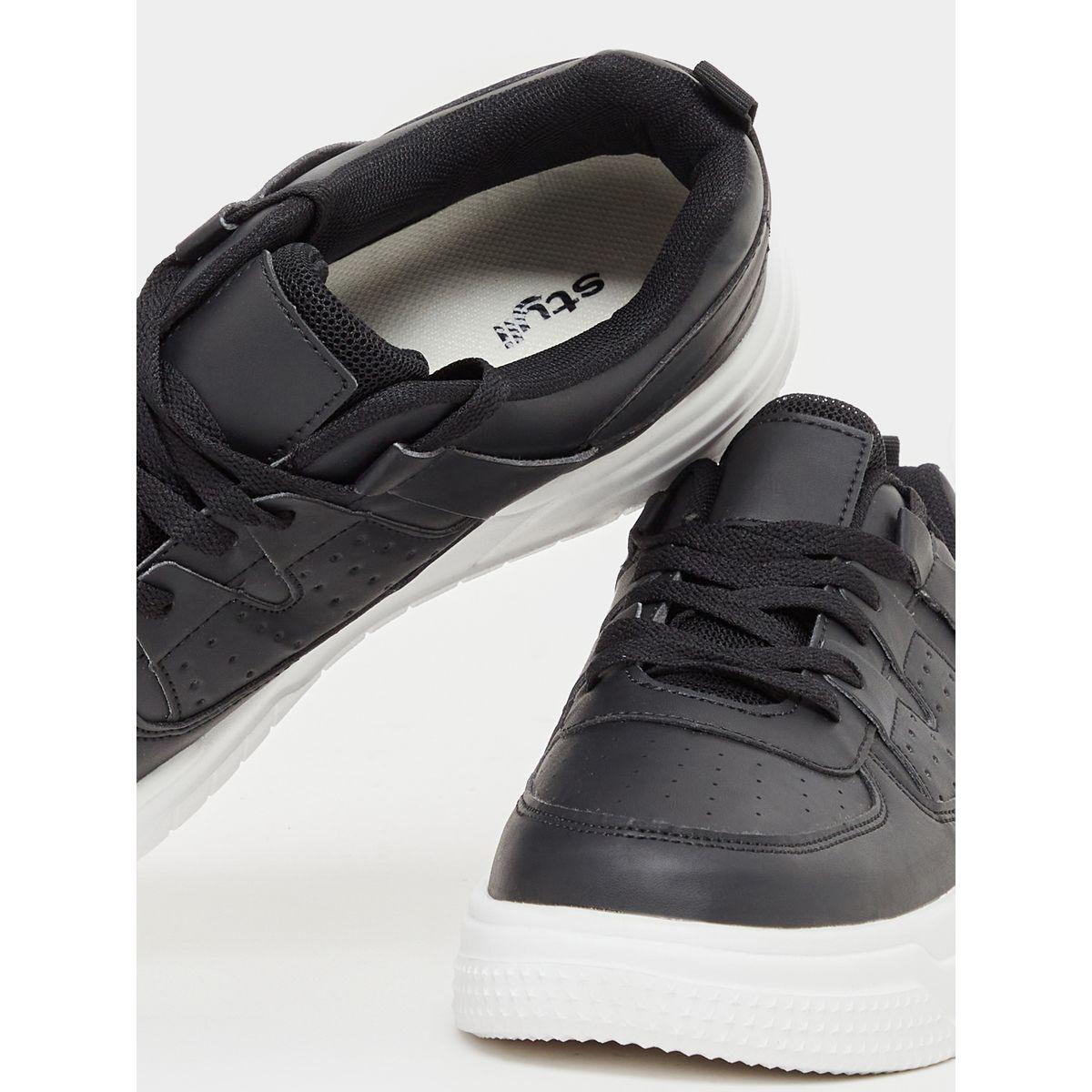 حذاء سنيكرز بنعل بلاتفورم ورباط غلق-men-shoes-sneakers-image-3