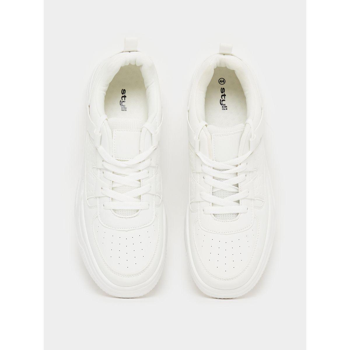 Styli Textured Platform Sole Lace Up Sneakers-men-shoes-sneakers-image-5