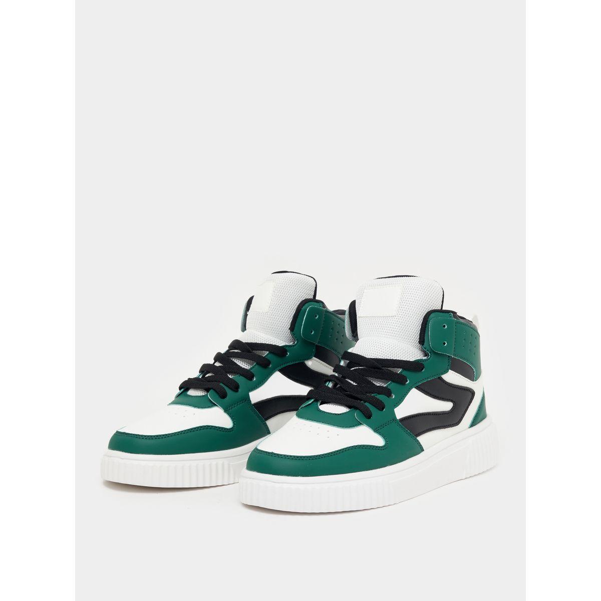 حذاء سكيت بوردينج بنمط كتل الالوان ورباط غلق-men-shoes-sneakers-image-2