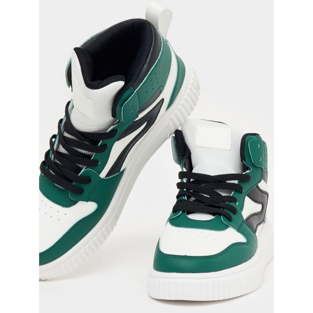 حذاء سكيت بوردينج بنمط كتل الالوان ورباط غلق-men-shoes-sneakers-image-3
