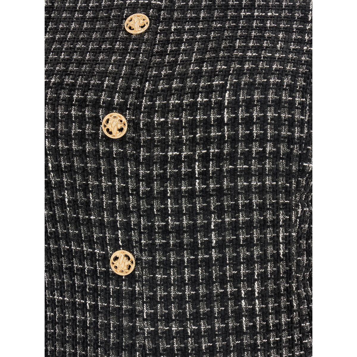 Styli Plus Size Short Sleeves A-Line Tweed Midi Dress-women-clothing-dresses-image-3