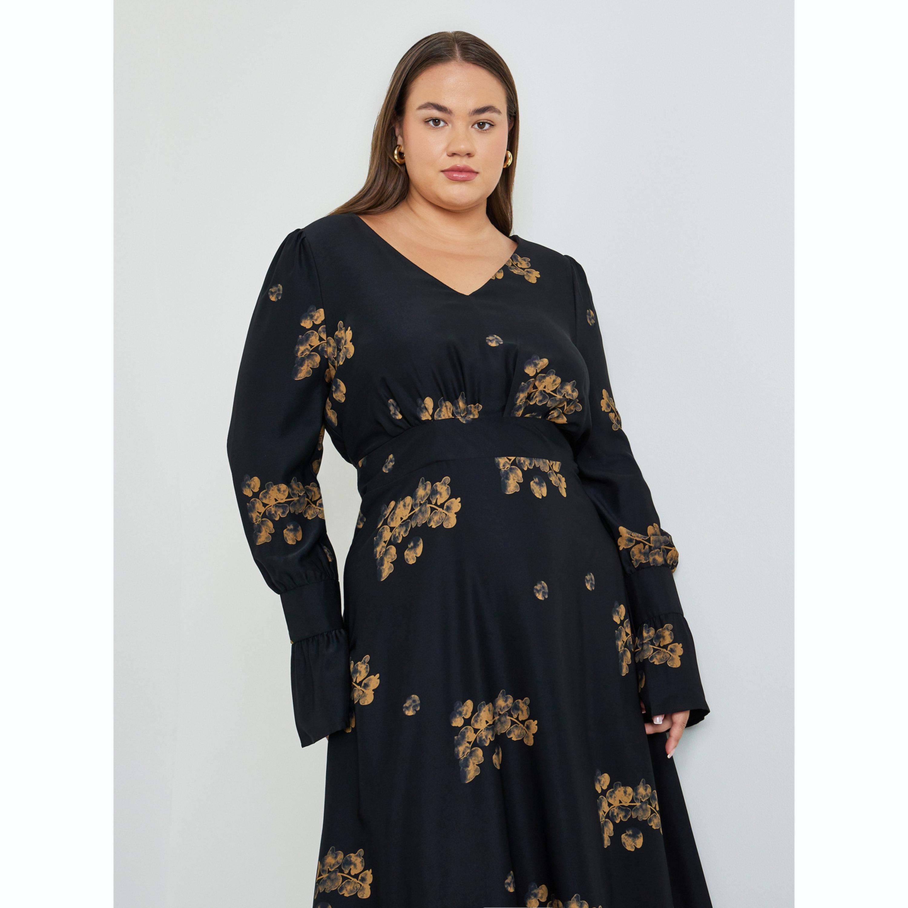 فستان طويل مطبوع بمقاس كبير-women-clothing-dresses-image-2