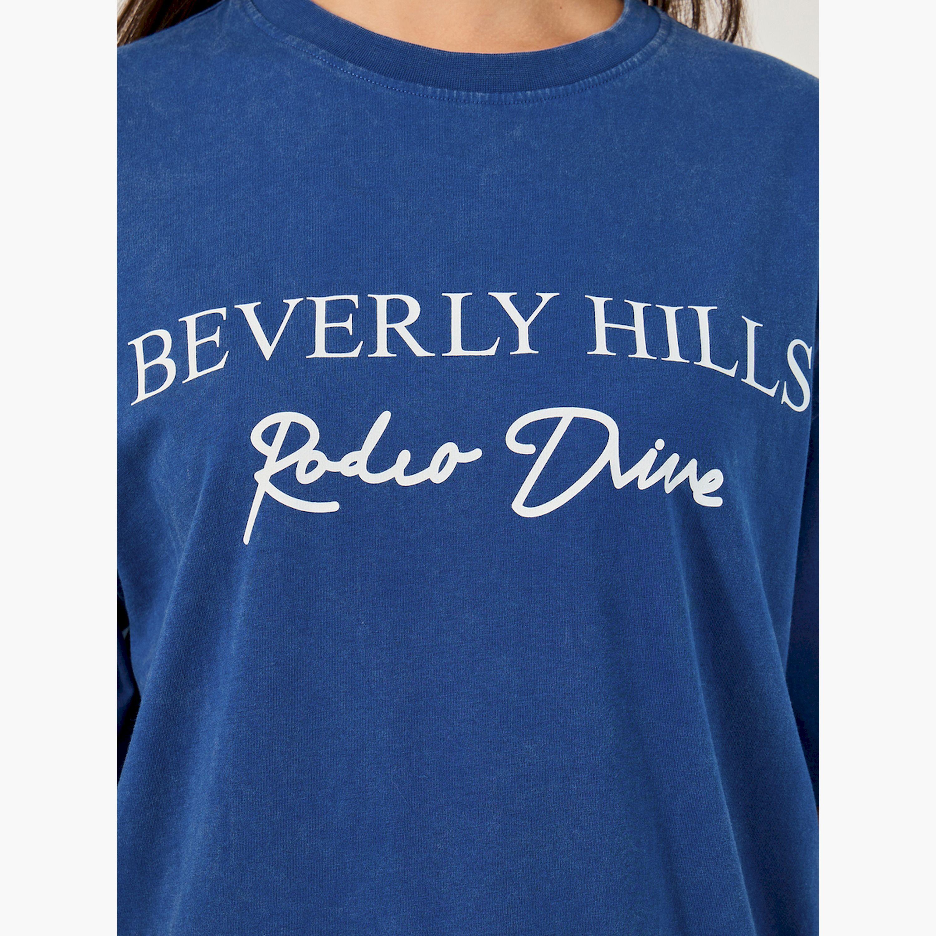 Styli Printed Oversized Round Neck Short Sleeve T-Shirt-women-clothing-tshirts-image-3
