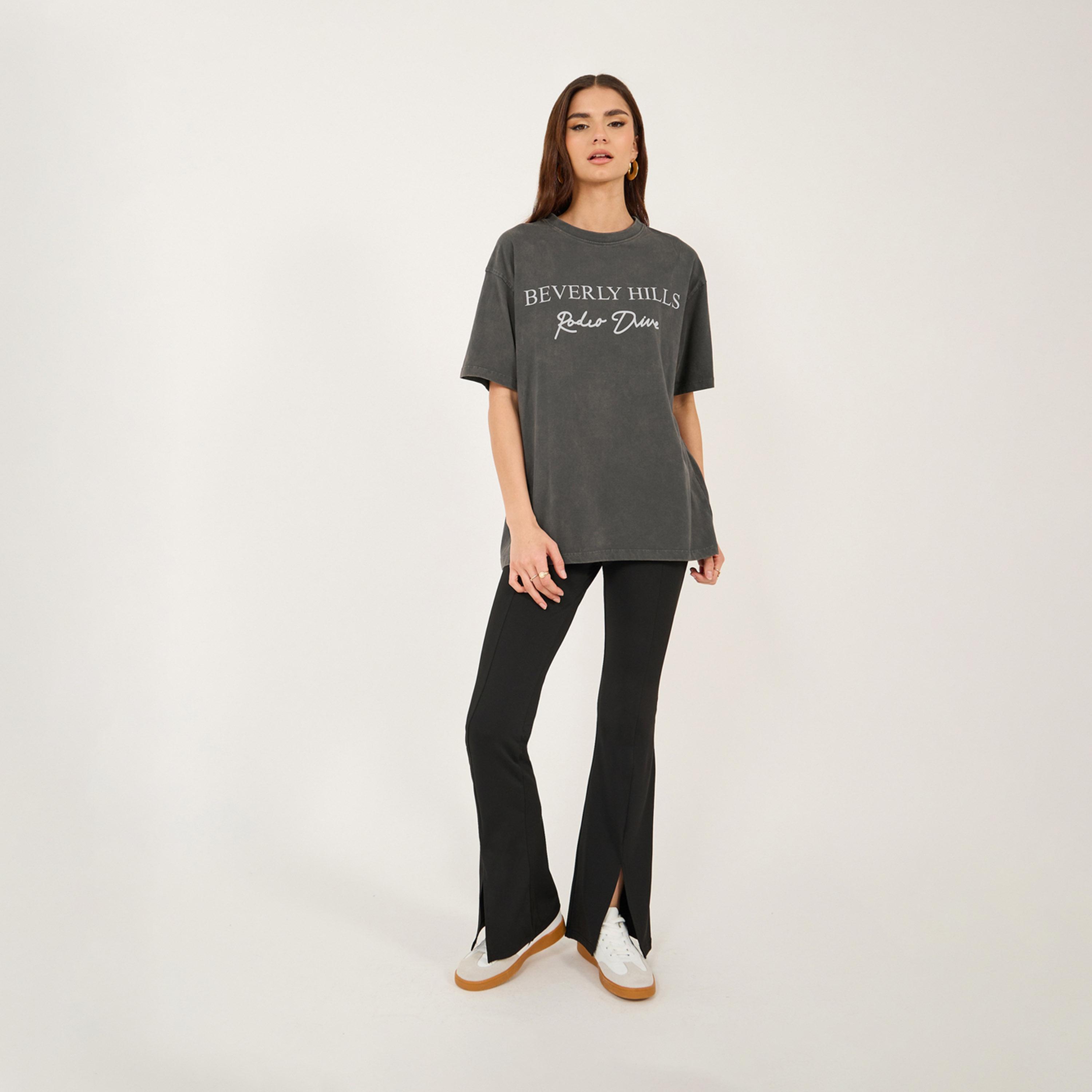 Styli Slogan Print Round Neck Oversized T-Shirt-women-clothing-tshirts-image-3